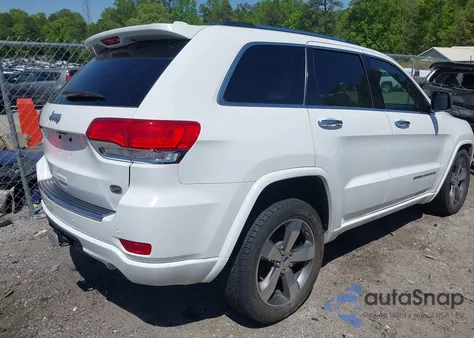 2015 Jeep Grand Cherokee Overland z USA, uszkodzony, nr VIN 1C4RJECG6FC707458